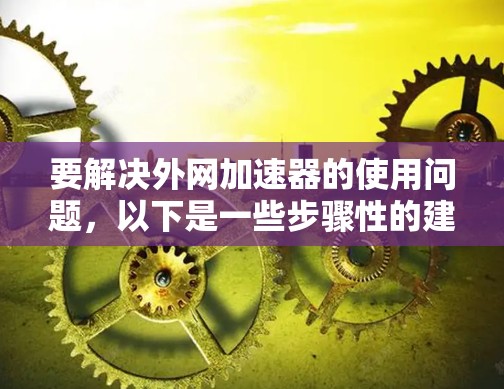 要解决外网加速器的使用问题，以下是一些步骤性的建议