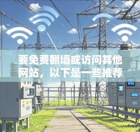 要免费翻墙或访问其他网站，以下是一些推荐的工具