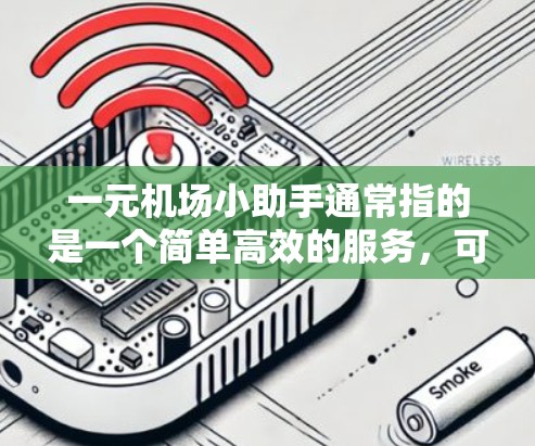 一元机场小助手通常指的是一个简单高效的服务，可能是指帮助用户完成机场相关的任务，比如找座位、结账、办理物品等。以下是一些常见的机场服务和解决方法