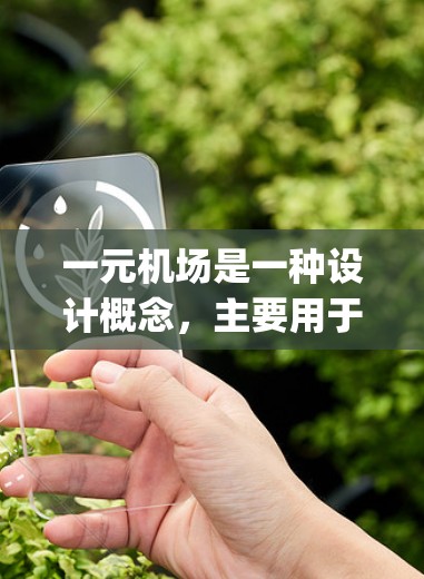 一元机场是一种设计概念，主要用于测试和验证机场设施，通常只有一条跑道或 runway。以下是对这一元机场的详细分析