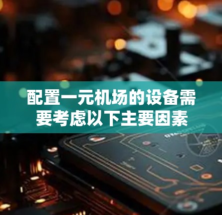 配置一元机场的设备需要考虑以下主要因素