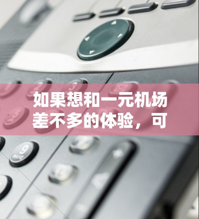如果想和一元机场差不多的体验，可能是指价格低、设施齐全、交通便利的景点或餐厅。以下是一些建议，供你参考