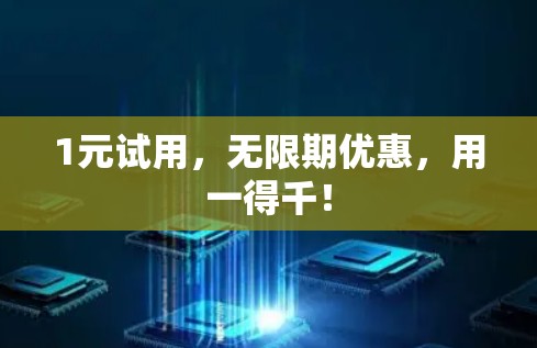 1元试用，无限期优惠，用一得千！
