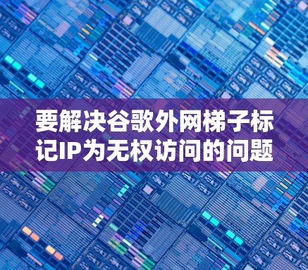 要解决谷歌外网梯子标记IP为无权访问的问题，可以按照以下步骤进行排查和解决