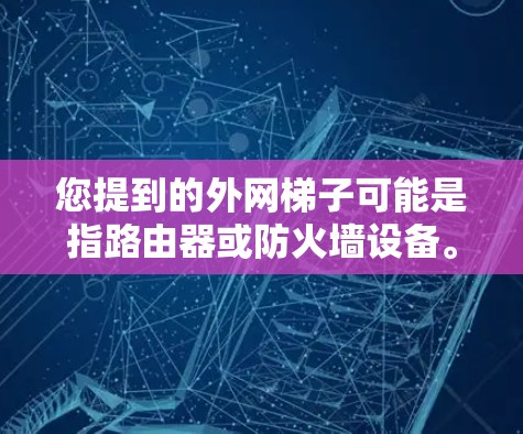 您提到的外网梯子可能是指路由器或防火墙设备。以下是一些常见的网络设备类型，供您参考