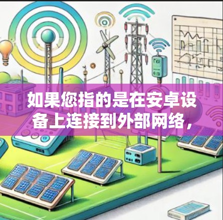 如果您指的是在安卓设备上连接到外部网络，通常可以通过以下方式实现