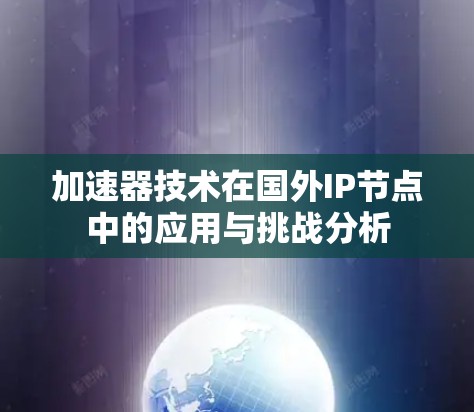 加速器技术在国外IP节点中的应用与挑战分析