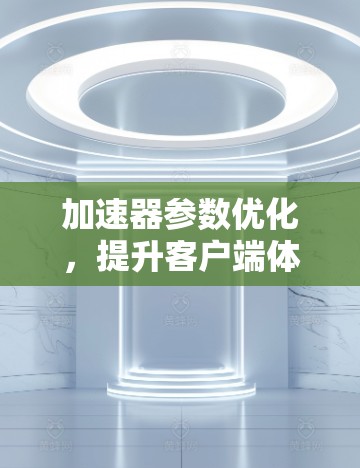 加速器参数优化，提升客户端体验