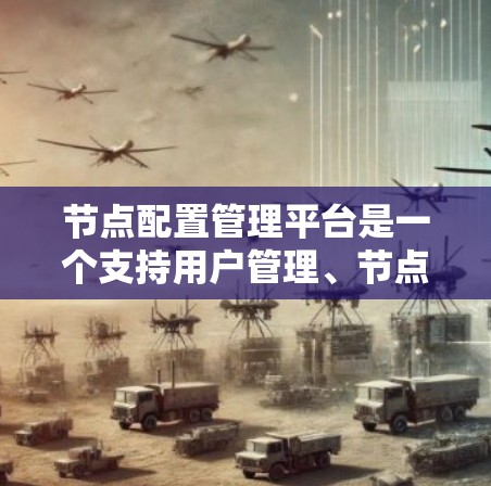 节点配置管理平台是一个支持用户管理、节点配置和管理的工具，主要用于管理数据库、云存储等节点。以下是平台的主要特点、功能以及优缺点的总结