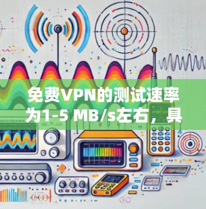 免费VPN的测试速率为1-5 MB/s左右，具体速度因软件而异。以下是一些推荐的免费VPN软件及其适用性说明